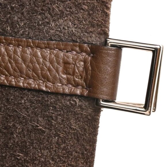 Hermes Chocolat Taurillon Clemence Picotin 22 MM Handbag - Picture 8 of 11